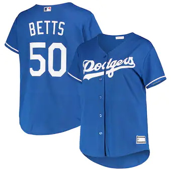 womens mookie betts royal los angeles dodgers plus size rep